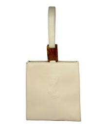 Yves Saint Laurent（イヴサンローラン）の古着「Vintageハンドバッグ」｜ホワイト