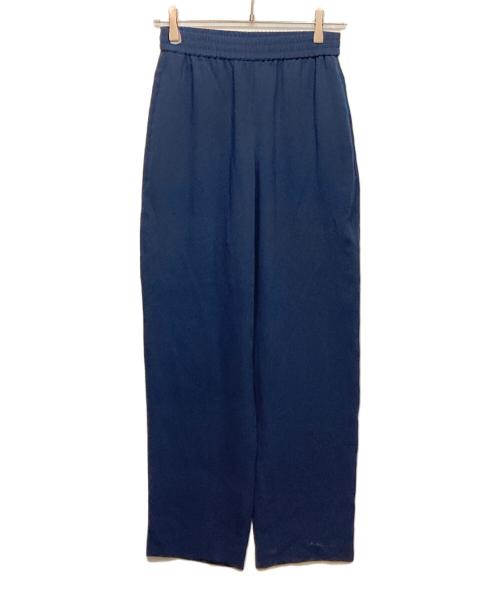 theory（セオリー）theory (セオリー) Satin Crepe Straight Pull On Pant ネイビー サイズ:XSの古着・服飾アイテム