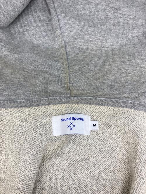 sound sports（サウンドスポーツ）sound sports (サウンドスポーツ) ジップパーカー グレー サイズ:Mの古着・服飾アイテム
