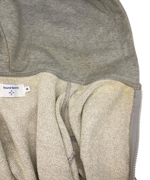 sound sports（サウンドスポーツ）sound sports (サウンドスポーツ) ジップパーカー グレー サイズ:Mの古着・服飾アイテム
