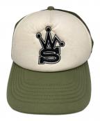 stussy×OUR LEGACYステューシー×アワーレガシー）の古着「WORK SHOP TRUCKER CAP」｜グリーン