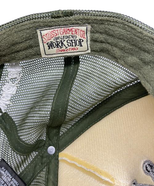 stussy（ステューシー）stussy (ステューシー) OUR LEGACY (アワーレガシー) WORK SHOP TRUCKER CAP グリーンの古着・服飾アイテム