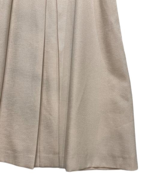 ANAYI（アナイ）ANAYI (アナイ) リネン長オックスノースリーブワンピース ベージュ サイズ:36の古着・服飾アイテム