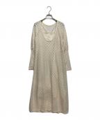ackaエーシーケーエー）の古着「all lace puff one-piece」｜アイボリー