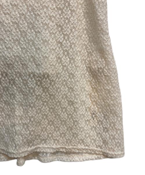 acka（エーシーケーエー）acka (エーシーケーエー) all lace puff one-piece アイボリー サイズ:1 未使用品の古着・服飾アイテム