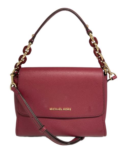 MICHAEL KORS（マイケルコース）MICHAEL KORS (マイケルコース) 2WAYバッグ ボルドーの古着・服飾アイテム
