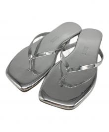 TKEES（ティキーズ）の古着「Square Toe Lily Mirror Chrome」｜シルバー