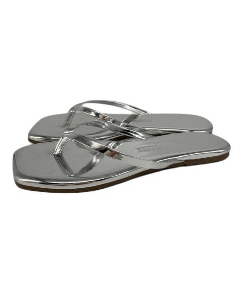 TKEES（ティキーズ）TKEES (ティキーズ) Square Toe Lily Mirror Chrome シルバー サイズ:36の古着・服飾アイテム