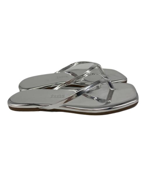 TKEES（ティキーズ）TKEES (ティキーズ) Square Toe Lily Mirror Chrome シルバー サイズ:36の古着・服飾アイテム