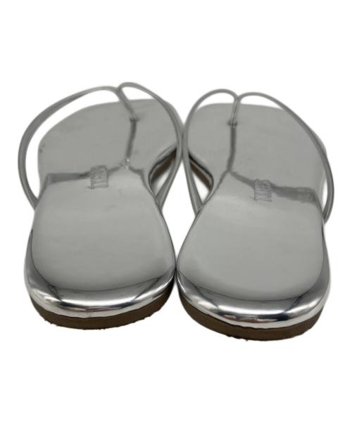 TKEES（ティキーズ）TKEES (ティキーズ) Square Toe Lily Mirror Chrome シルバー サイズ:36の古着・服飾アイテム