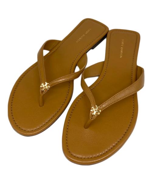 TORY BURCH（トリーバーチ）TORY BURCH (トリーバーチ) CLASSIC FLIP-FLOP ブラウン サイズ:6Mの古着・服飾アイテム