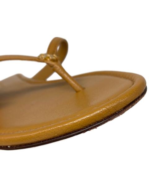 TORY BURCH（トリーバーチ）TORY BURCH (トリーバーチ) CLASSIC FLIP-FLOP ブラウン サイズ:6Mの古着・服飾アイテム