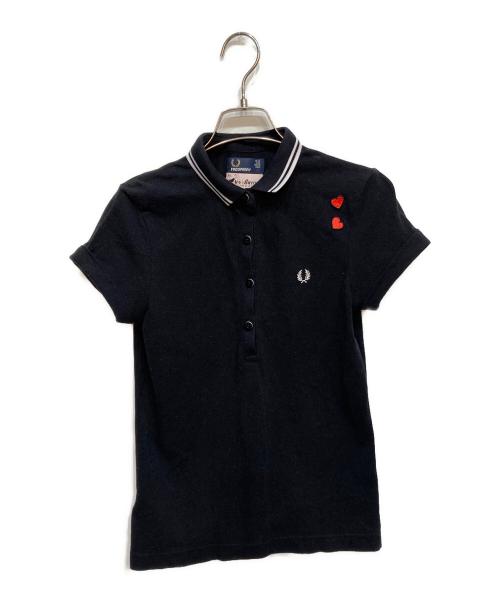 FRED PERRY（フレッドペリー）FRED PERRY (フレッドペリー) AMY WINEHOUSE (アイミー・ワインハウス) ポロシャツ ブラック サイズ:Mの古着・服飾アイテム