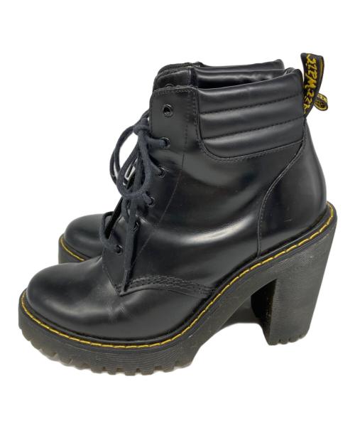 Dr.Martens（ドクターマーチン）Dr.Martens (ドクターマーチン) 6EYEヒールブーツ ブラック サイズ:5の古着・服飾アイテム