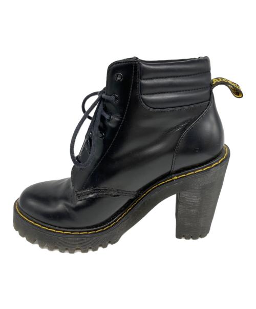 Dr.Martens（ドクターマーチン）Dr.Martens (ドクターマーチン) 6EYEヒールブーツ ブラック サイズ:5の古着・服飾アイテム