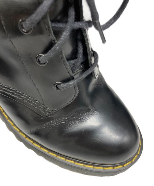 Dr.Martens（ドクターマーチン）Dr.Martens (ドクターマーチン) 6EYEヒールブーツ ブラック サイズ:5の古着・服飾アイテム