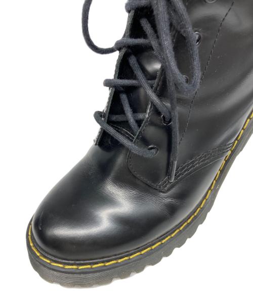 Dr.Martens（ドクターマーチン）Dr.Martens (ドクターマーチン) 6EYEヒールブーツ ブラック サイズ:5の古着・服飾アイテム