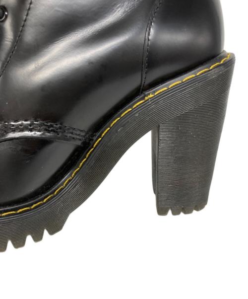 Dr.Martens（ドクターマーチン）Dr.Martens (ドクターマーチン) 6EYEヒールブーツ ブラック サイズ:5の古着・服飾アイテム