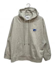 ZARA×ADER error（ザラ×アーダーエラー）の古着「Embroidery Hooded Sweatshirt」｜グレー