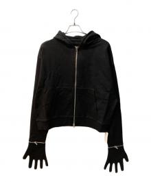 65537（ロクゴーゴーサンナナ）の古着「Glove Zip Hoodie」｜ブラック