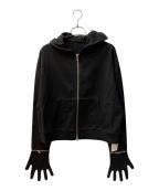 Glove Zip Hoodieグローブジップフーディー）の古着「65537」｜ブラック