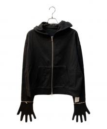 Glove Zip Hoodie（グローブジップフーディー）の古着「65537」｜ブラック