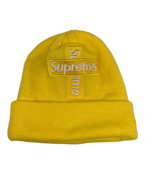 SUPREME（シュプリーム）SUPREME (シュプリーム) New Era (ニューエラ) cross box logo beanie / クロスボックスロゴビーニー イエローの古着・服飾アイテム