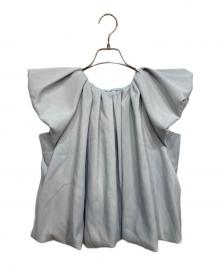 acka（エーシーケーエー）の古着「drape volume tops」｜スカイブルー