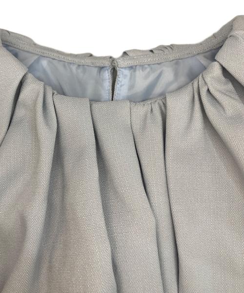 acka（エーシーケーエー）acka (エーシーケーエー) drape volume tops スカイブルー サイズ: freeの古着・服飾アイテム
