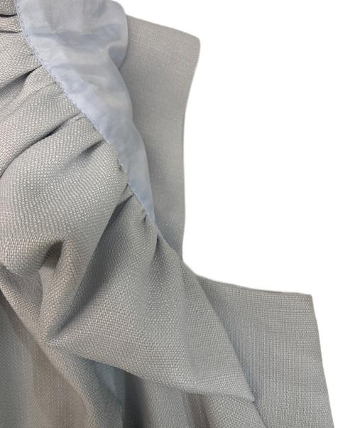 acka（エーシーケーエー）acka (エーシーケーエー) drape volume tops スカイブルー サイズ: freeの古着・服飾アイテム