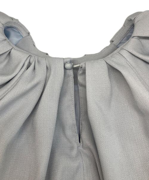 acka（エーシーケーエー）acka (エーシーケーエー) drape volume tops スカイブルー サイズ: freeの古着・服飾アイテム