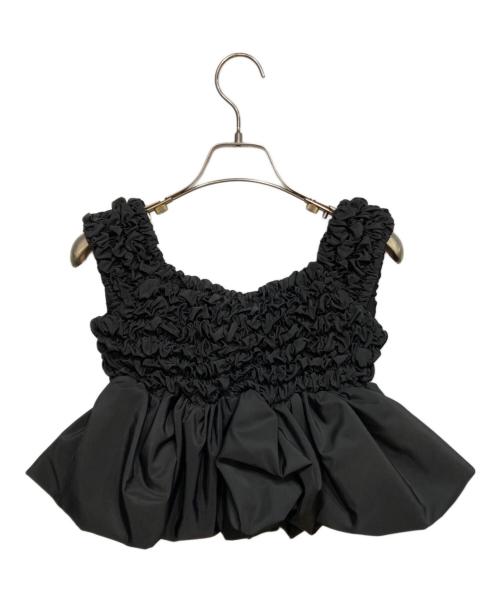 Bibiy.（ビビィ）Bibiy. (ビビィ) HONEY BEE PEPURAMU TOP ブラック サイズ:FREE 未使用品の古着・服飾アイテム