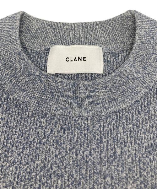 CLANE（クラネ）CLANE (クラネ) SQUARE SLEEVE KNIT TOPS グレー サイズ:1の古着・服飾アイテム