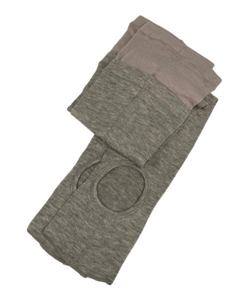 OPEN YY（オープンワイワイ）OPEN YY (オープンワイワイ) HIGH SOCKS グレーの古着・服飾アイテム