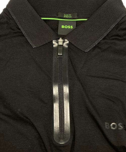 BOSS（ボス）BOSS (ボス) スリムフィットポロシャツ ブラック サイズ:Mの古着・服飾アイテム