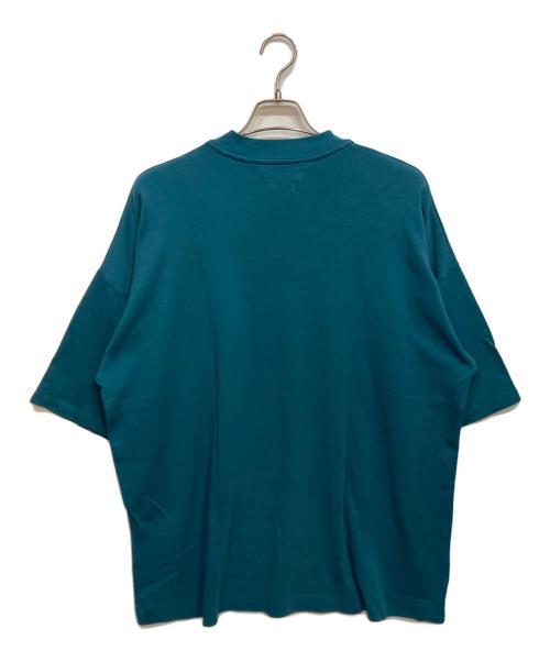 yoke.（ヨーク）yoke. (ヨーク) DROP SHOULDER HALF SLEEVE T-SHIRT グリーン サイズ:3の古着・服飾アイテム