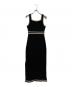 Lily Brown (リリーブラウン) MARY QUANT (マリークヮント) デイジーボタン ノースリーブニット ワンピース ブラック サイズ:F：7000円