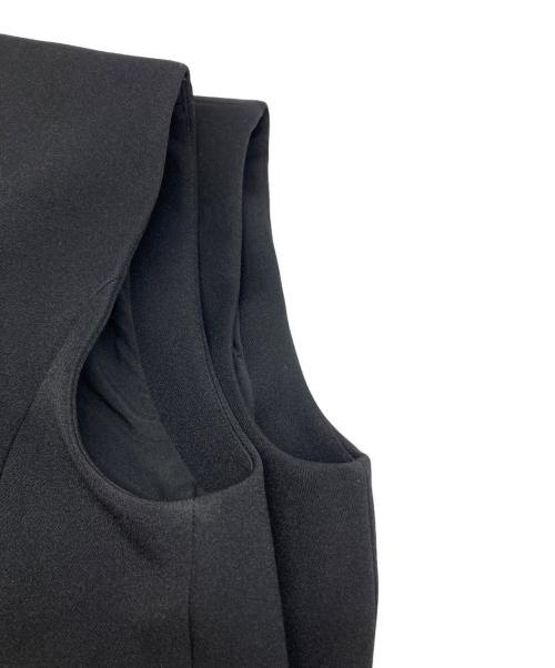 Snidel（スナイデル）Snidel (スナイデル) コンンストラクト ミニ ワンピース ブラック サイズ:1の古着・服飾アイテム