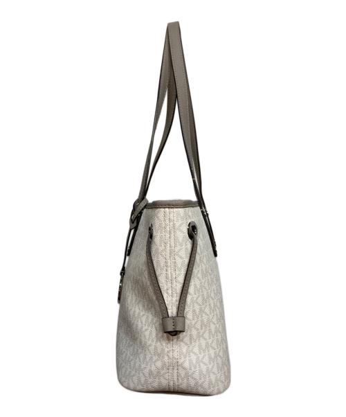 MICHAEL KORS（マイケルコース）MICHAEL KORS (マイケルコース) シグネチャーハンドバッグ グレーの古着・服飾アイテム