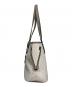 MICHAEL KORS (マイケルコース) シグネチャーハンドバッグ グレー：6000円