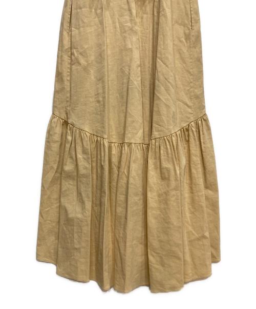 theory（セオリー）theory (セオリー) リネンタイバックドレス ベージュ サイズ:P 未使用品の古着・服飾アイテム