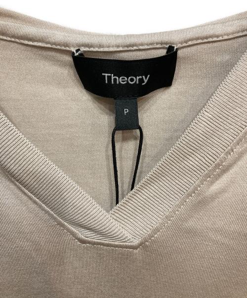 theory（セオリー）theory (セオリー) イージーリブフーディー ベージュ サイズ:ｐ 未使用品の古着・服飾アイテム