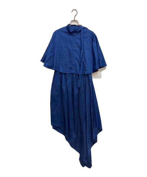 HiROMITHi STLE（ヒロミシスル）HiROMITHi STLE (ヒロミシスル) ケープセットワンピース ブルー サイズ:FREEの古着・服飾アイテム