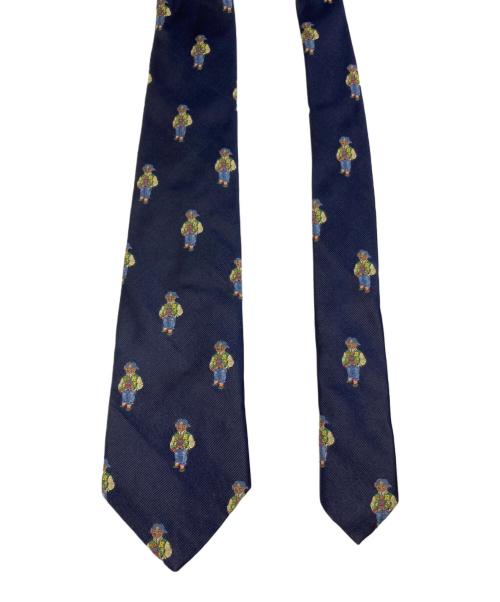 POLO RALPH LAUREN（ポロ・ラルフローレン）POLO RALPH LAUREN (ポロ・ラルフローレン) ポロベアネクタイ ネイビー サイズ:サイズ詳細参照の古着・服飾アイテム