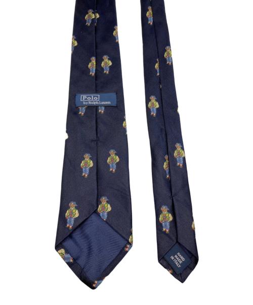 POLO RALPH LAUREN（ポロ・ラルフローレン）POLO RALPH LAUREN (ポロ・ラルフローレン) ポロベアネクタイ ネイビー サイズ:サイズ詳細参照の古着・服飾アイテム