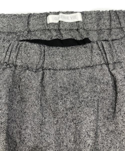 GALERIE VIE（ギャルリーヴィー）GALERIE VIE (ギャルリーヴィー) ライト フラノ ストレッチ イージースカート グレー サイズ:36の古着・服飾アイテム