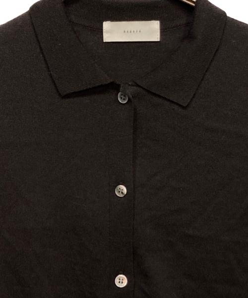 KAGURE（カグレ）KAGURE (カグレ) ウールポロニットカーディガン ブラウン サイズ:FREEの古着・服飾アイテム