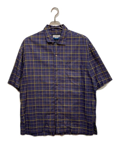 MAISON SPECIAL（メゾンスペシャル）MAISON SPECIAL (メゾンスペシャル) Prime-Over Open Collar Short Sleeve Shirt パープル サイズ:1の古着・服飾アイテム