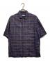 MAISON SPECIAL（メゾンスペシャル）の古着「Prime-Over Open Collar Short Sleeve Shirt」｜パープル