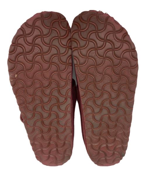 BIRKENSTOCK（ビルケンシュトック）BIRKENSTOCK (ビルケンシュトック) ロンドン スエードサンダル レッド サイズ:24.5cmの古着・服飾アイテム